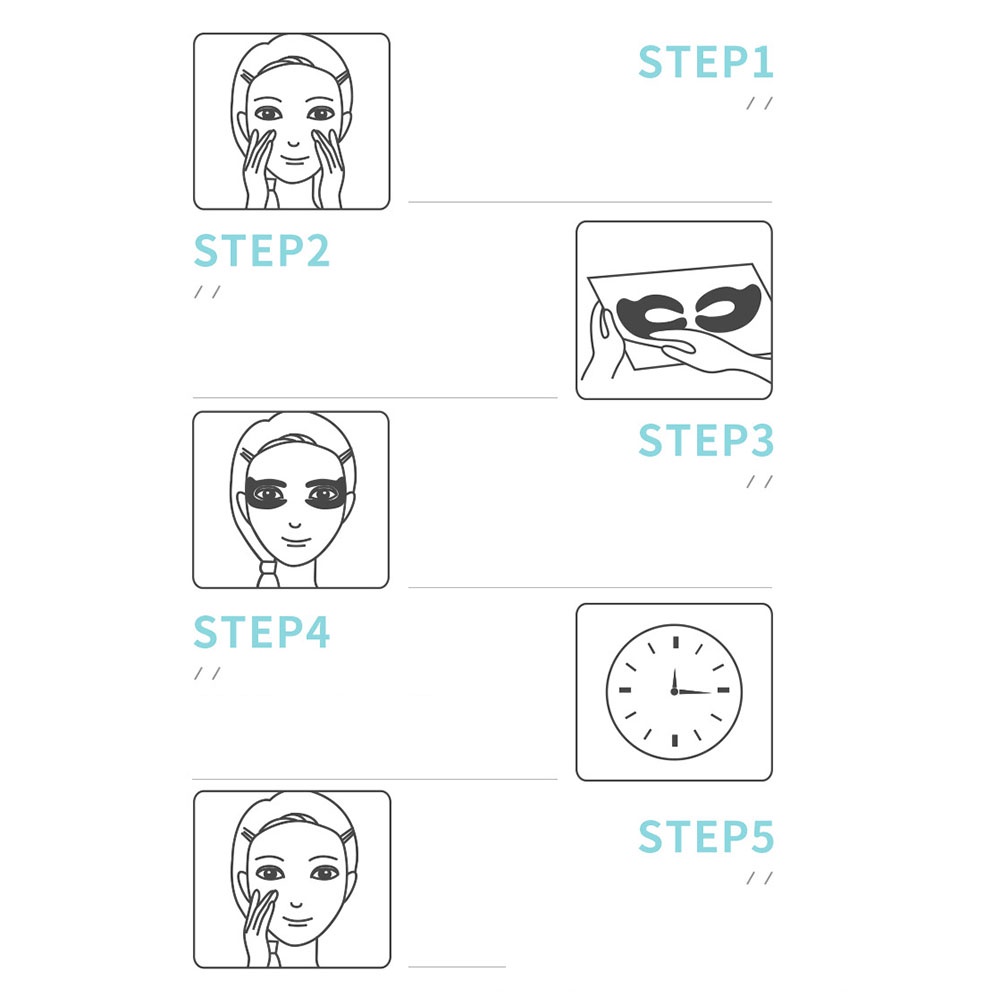 [Hàng mới về] Mặt nạ mắt Qiquiin dưỡng ẩm làm mờ nếp nhăn hiệu quả