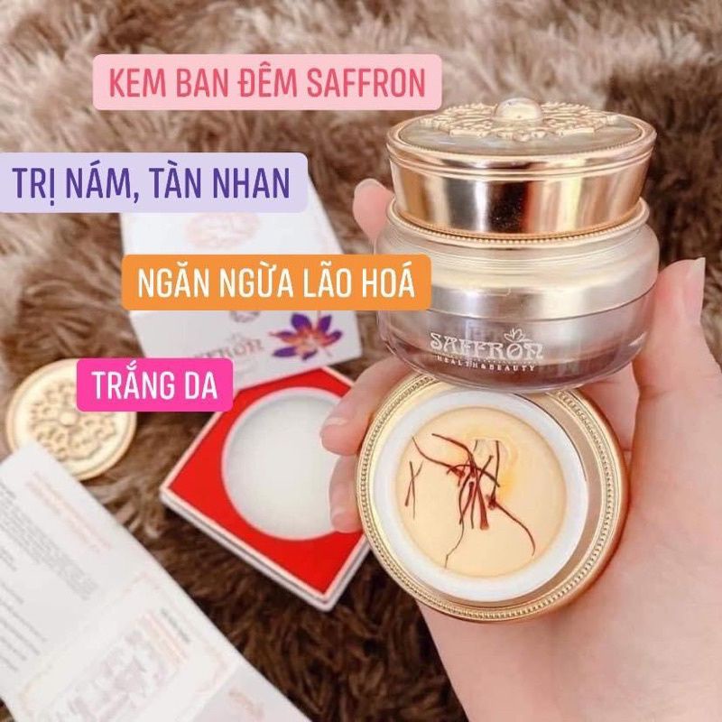 KEM NÁM SAFFRON 20GR HẢI ÂU VIỆT MẪU MỚI