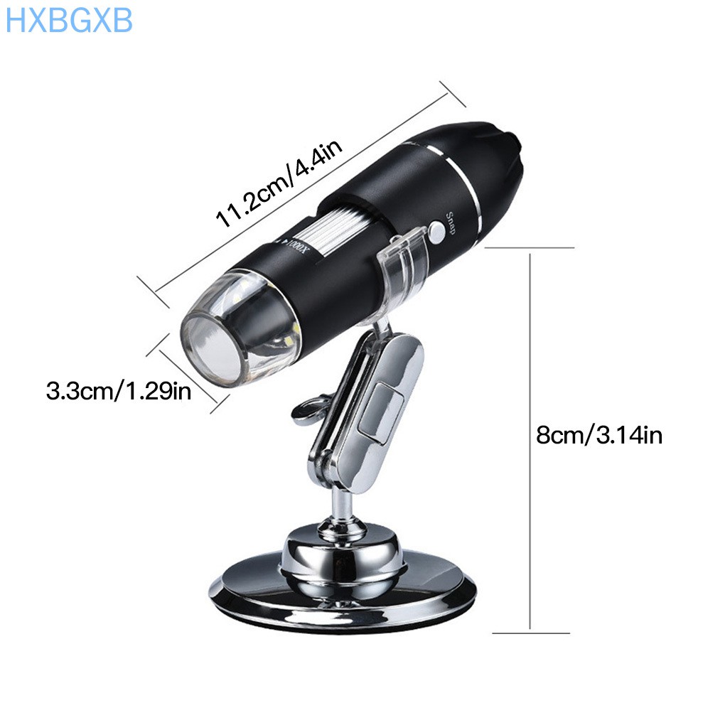 Kính Hiển Vi Điện Tử Phóng Đại 500 Lần Có 8 Đèn LED Cổng USB | BigBuy360 - bigbuy360.vn