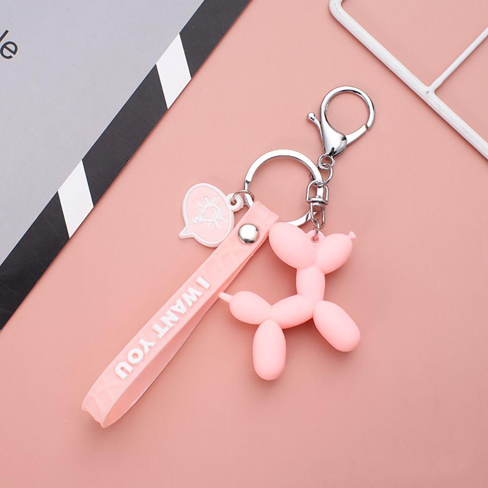 Móc Khóa Hình Chú Chó Bằng Silicone Dễ Thương