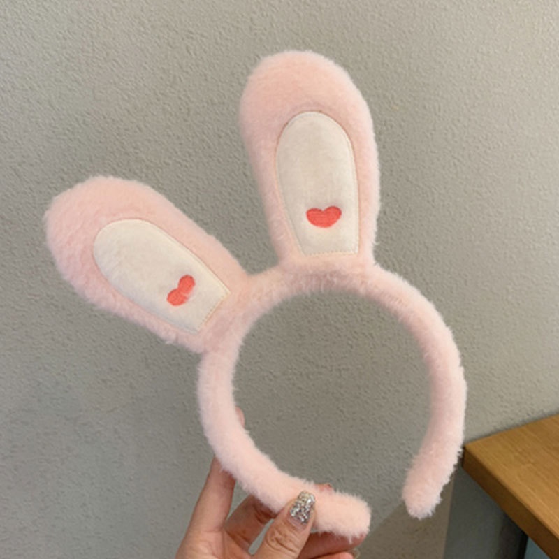 Băng đô rửa mặt hình tai thỏ dễ thương phong cách Hàn Quốc cho nữ