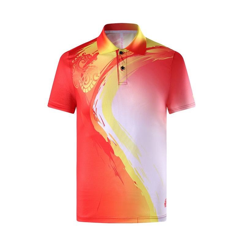 Cửa Hàng Nhà Máy Bộ Đồ Thể Thao Đánh Cầu Lông tennis Có Cổ In Logo Nhóm Mua Sắm Cho Nam Và Nữ