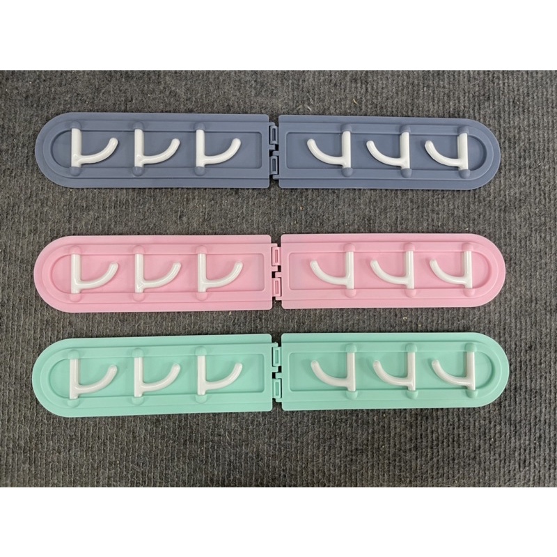 Móc treo gấp góc xoay 180 độ, móc treo dán tường, treo vật dụng gia đình tiện lợi #T4-6