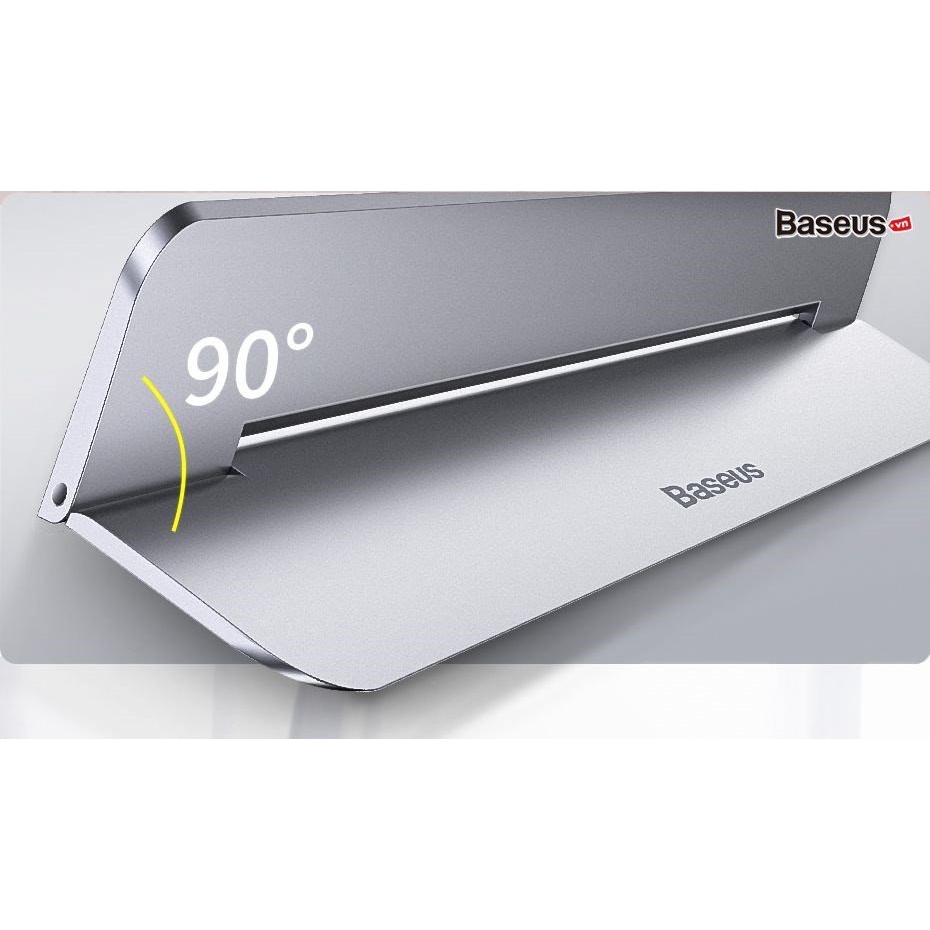 【BASEUS 】Đế nâng/ Tản nhiệt bằng nhôm Baseus Papery Notebook Holder cho Macbook/ Laptop siêu mỏng, nhẹ, dễ xếp gọn