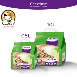 Cát vệ sinh hữu cơ vón cục cho mèo lông dài cat’s best smart pellets - không bám dính lông và chân mèo