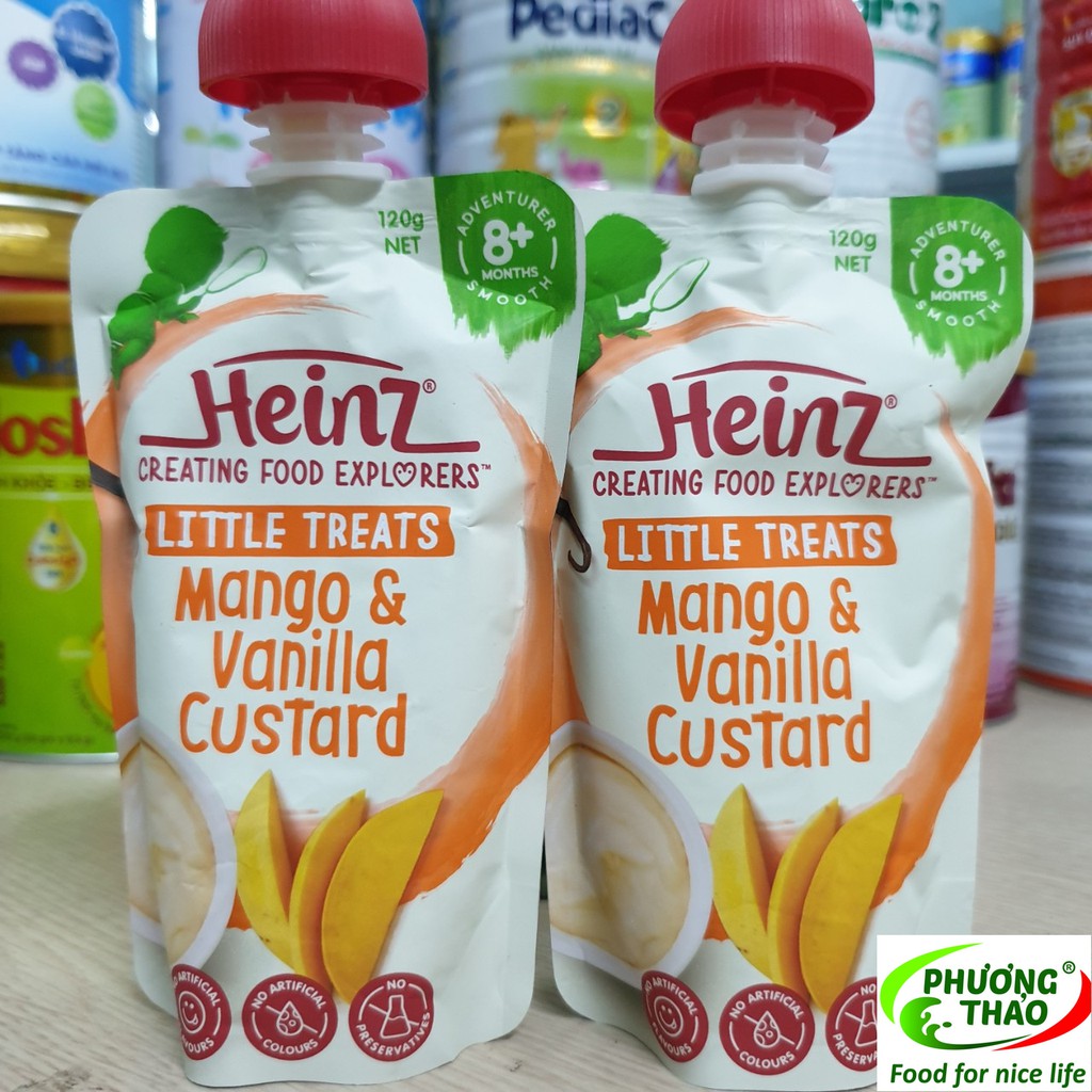 [CHÍNH HÃNG] Váng Sữa /Hoa Quả Nghiền Heinz Úc Cho Bé| Date Mới