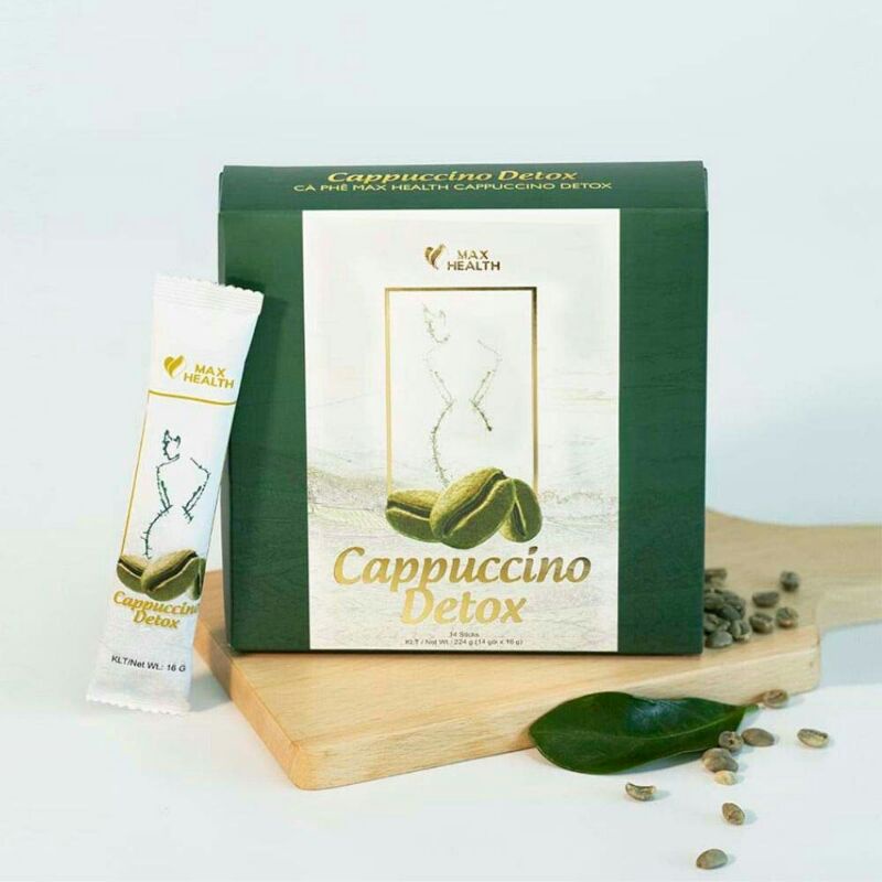 Cà Phê Giảm Cân Cappuccino Detox chính hãng 100% - Coffee Detox (14 gói x 16g)