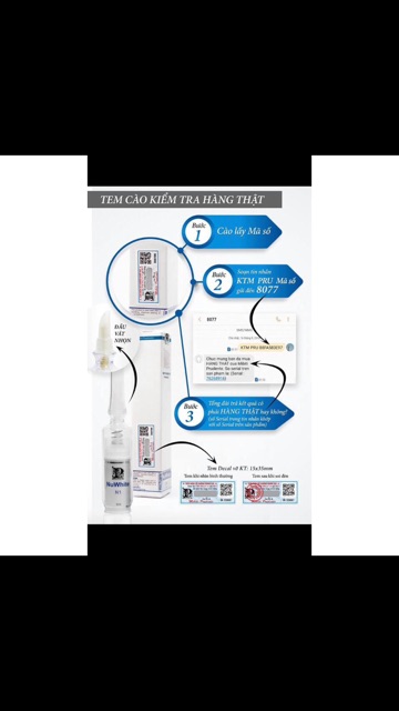 MIBITI PRUDENTE NUWHITE V1 Kem trẻ hóa và làm hồng môi âm hộ