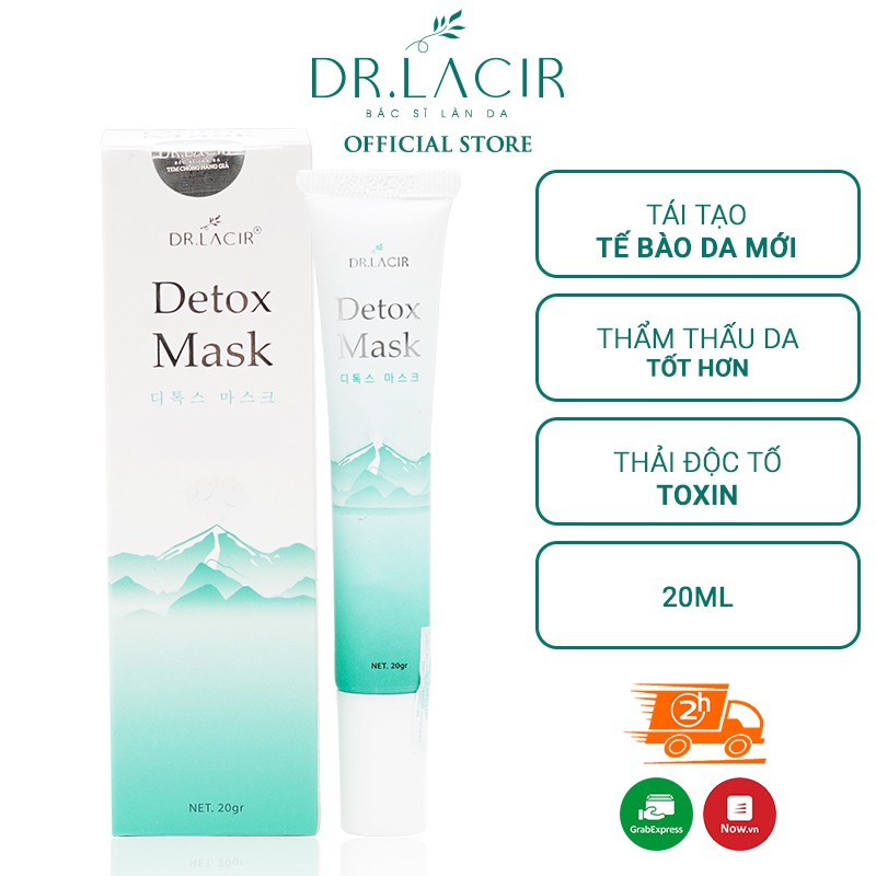 Mặt nạ thải độc DR.LACIR Detox mask 35g DR15