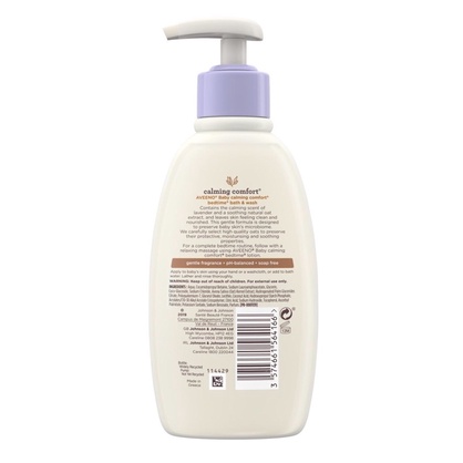 Sữa tắm rửa và lotion Aveeno Calming Comfort Bedtime lọ 300ml
