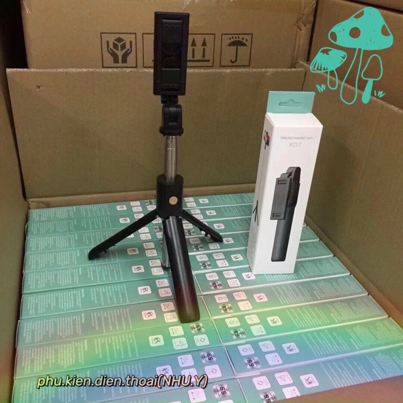 GẬY CHỤP HÌNH TỰ SƯỚNG CÓ GIÁ ĐỠ CÓ ĐIỀU KHIỂN TỪ XA KO7