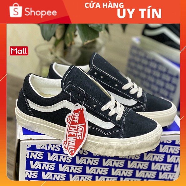 Giày vans vault old skool bản Trung da lộn lót da [full box, bill] ảnh trực tiếp | BigBuy360 - bigbuy360.vn