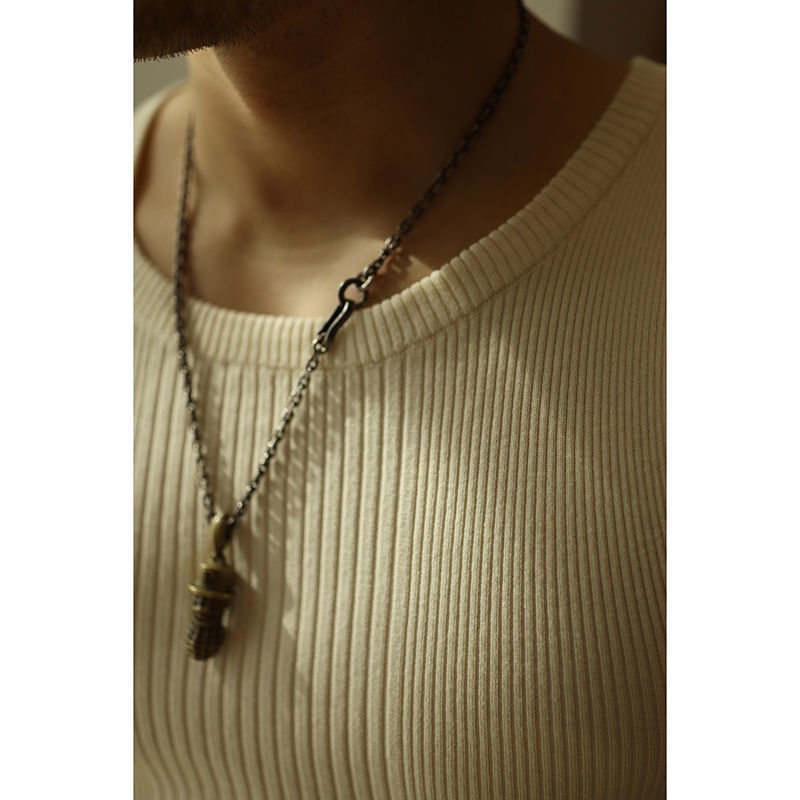 Áo Thun Cotton Dệt Kim Không Tay Phong Cách Retro Dành Cho Nam