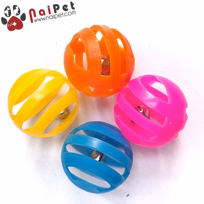 Đồ Chơi Bóng Nhựa Lục Lạc Cho Mèo DCTC004