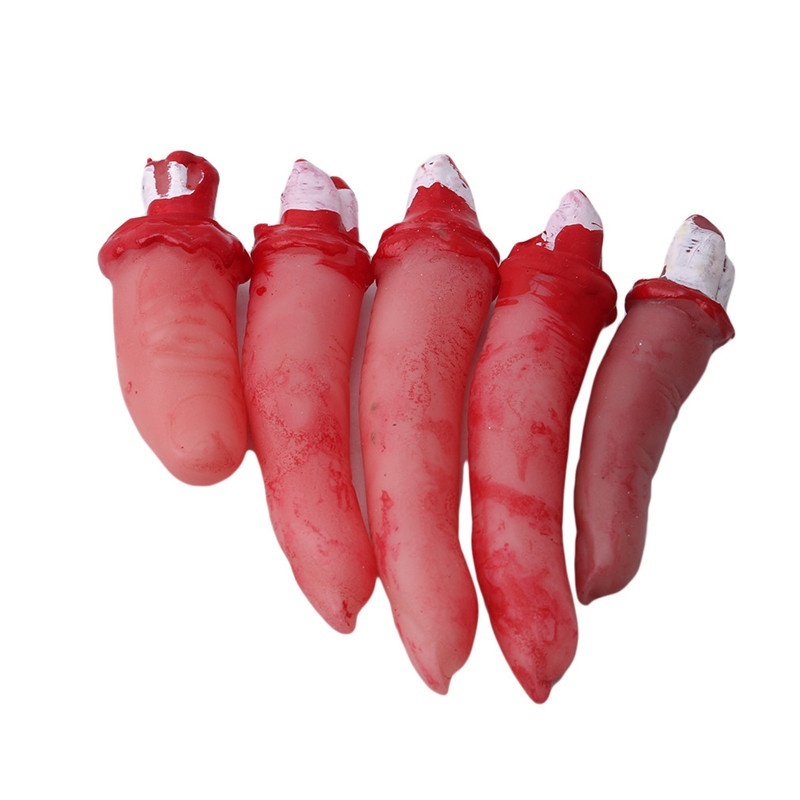 Đồ Chơi Hình Bàn Tay Gãy Máu Trang Trí Halloween