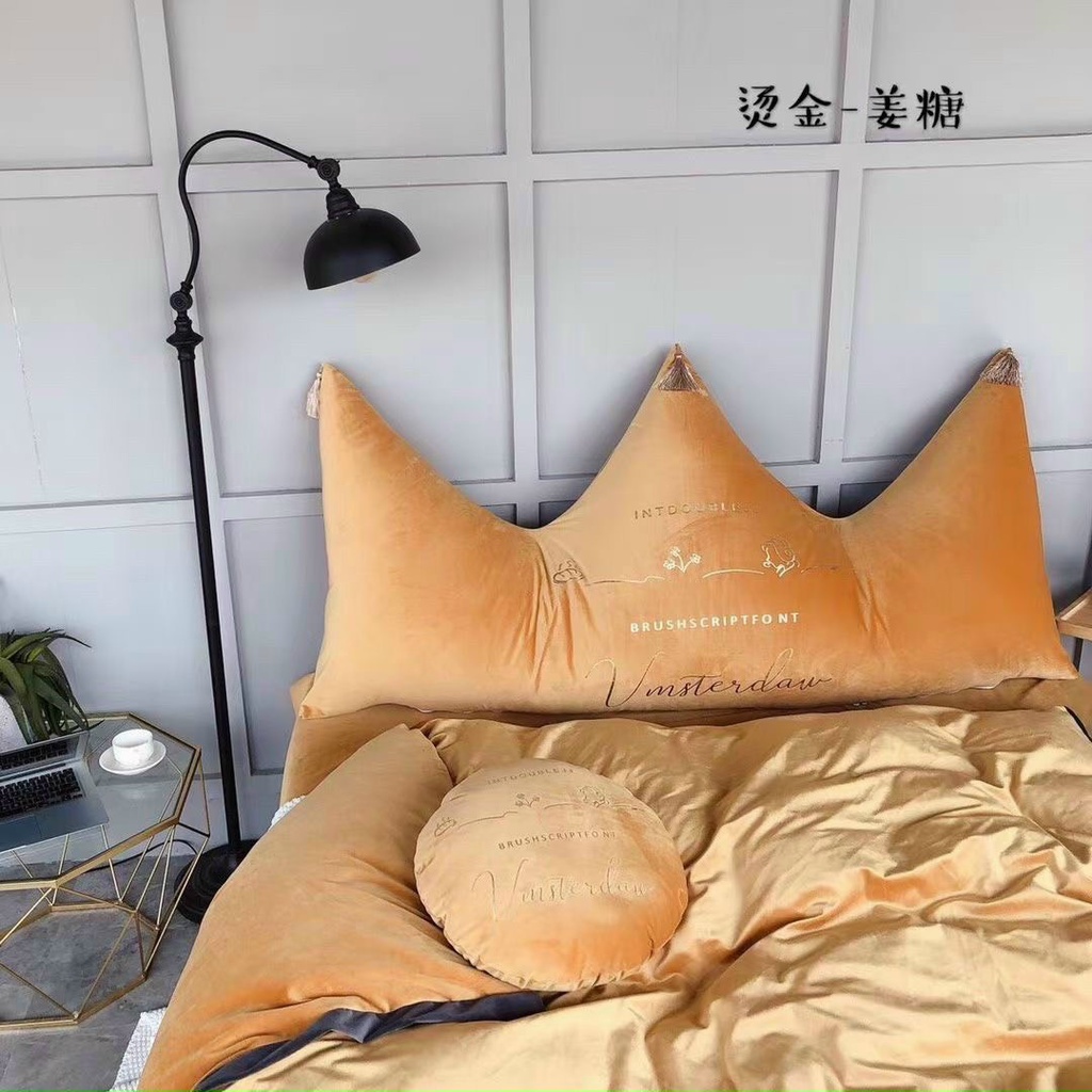 [ LIFEMC66A3 giảm 10% tối đa 60k cho đơn từ 250k ] Gối tựa đầu giường IGUN BEDDING đính khuy size 1m5-1m8