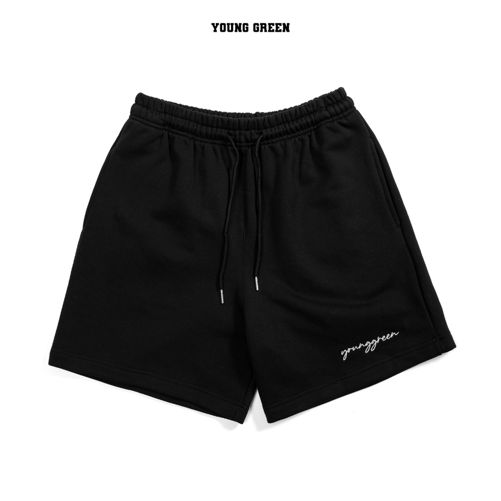 Quần Short Nỉ Unisex YOUNG GREEN - Thêu YoungGreen