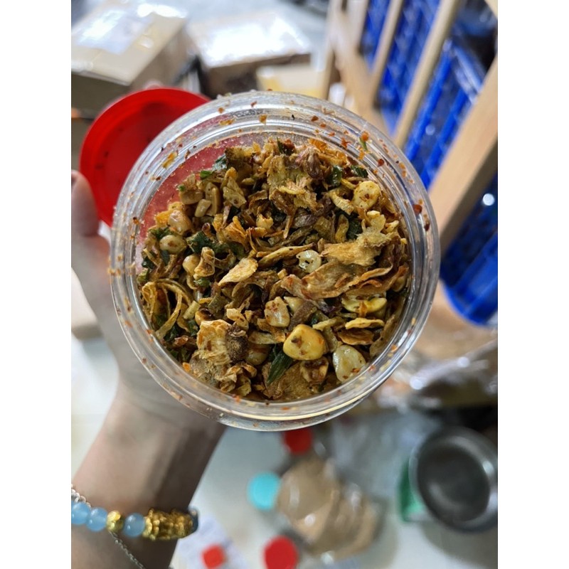 [Mã 77FMCGSALE1 giảm 10% đơn 250K] (tặng 50gr bánh tráng) 200gr Muối hành phi đậu phộng cực đỉnh Tây Ninh ! | BigBuy360 - bigbuy360.vn