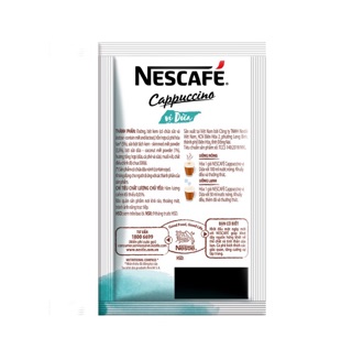 Cà phê hòa tan NESCAFÉ Cappuccino Vị Dừa (1 gói x 20g)