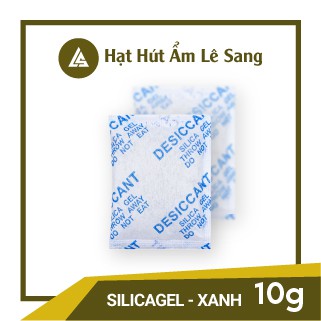 500gram Gói hút ẩm giày dép, tách xách Silica gel loại 10gram/gói - Hạt hút ẩm, hạt chống ẩm