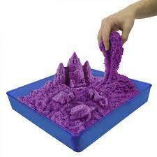 CÁT ĐỘNG LỰC KINETIC SAND TỪ RANGS NHẬT BẢN - MÀU TÍM HOA CÀ KS02B