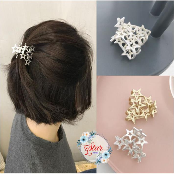 Kẹp tóc nữ thời trang Hàn Quốc thiết kế hình ngôi sao đơn giản C07