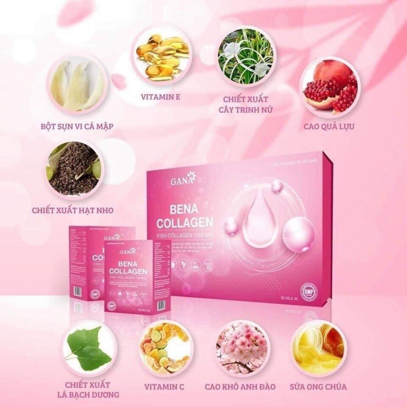 o[Hàng Chính Hãng] Bena Collagen giúp trẻ hóa làn da, níu kéo tuổi thanh xuân