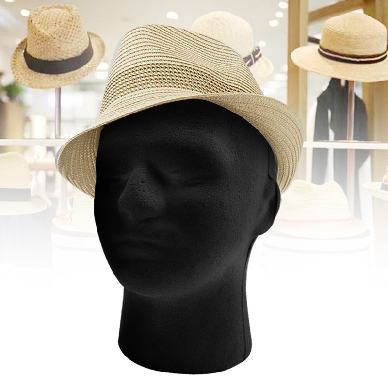 Mô Hình Đầu Ma Nơ Canh Nam Bằng Xốp Kèm Giá Đỡ Trưng Bày Kính Mát