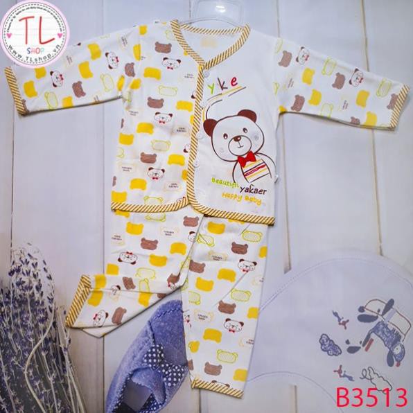 Thời trang trẻ em - Bộ áo quần hình gấu đeo nơ- Quần áo bé trai - Bộ bé trai - Quần áo bé gái - Bộ bé gái