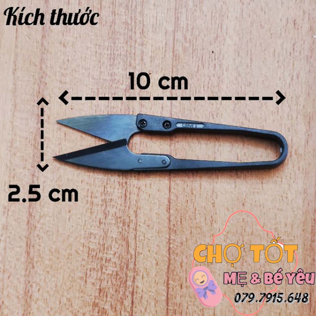 Kéo nhấp cắt chỉ, keo bấm đen loại tốt