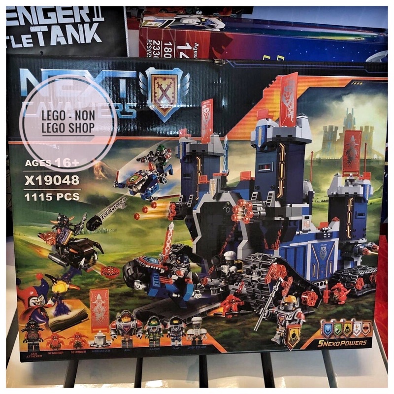 Xếp Hình Nexo Xe Lâu Đài Của Các Hiệp Sĩ X 19048