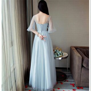 Đầm Maxi Dự Tiệc Tay Phồng