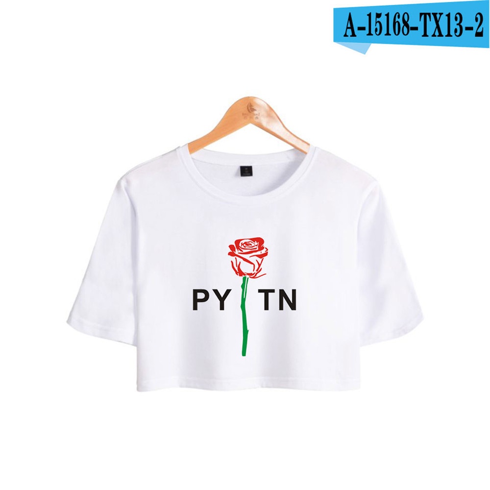 Áo Thun Crotop Form Rộng Tay Ngắn Chất Cotton Mền Mại In Hình PYNT Ulzzang Style Hàn Quốc TTT0120