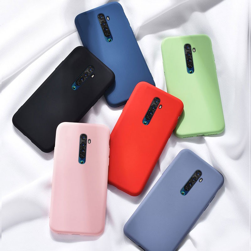 Ốp lưng OPPO Reno 2F Silicon lỏng Màu kẹo mềm TPU trơn OPPO Reno 2F Reno2 Reno 10X Zoom OPPOReno Ốp 