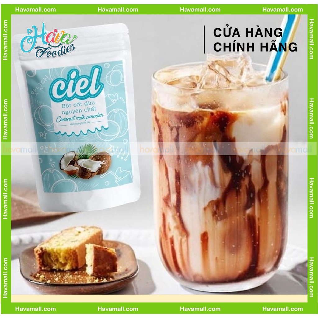 [KÈM CÔNG THỨC] Bột Cốt Dừa Nguyên Chất Ciel 200gr - Coconut Milk Powder