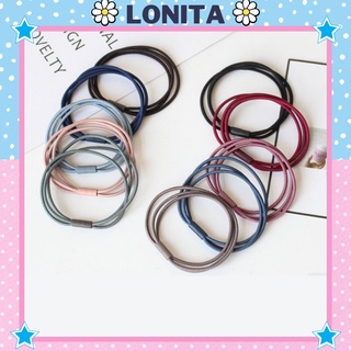 Chun buộc tóc Lonita dây cột tóc co giãn phong cách thời trang nhiều màu DT02
