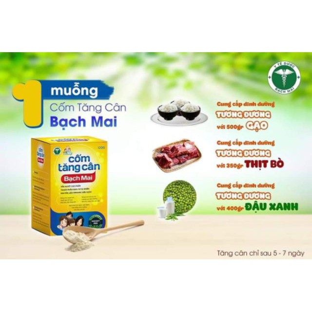 [CHÍNH HÃNG] Cốm tăng cân Bạch Mai ⚡ Kích thích ăn ngon, tăng hấp thu ở trẻ biếng ăn, chậm lớn