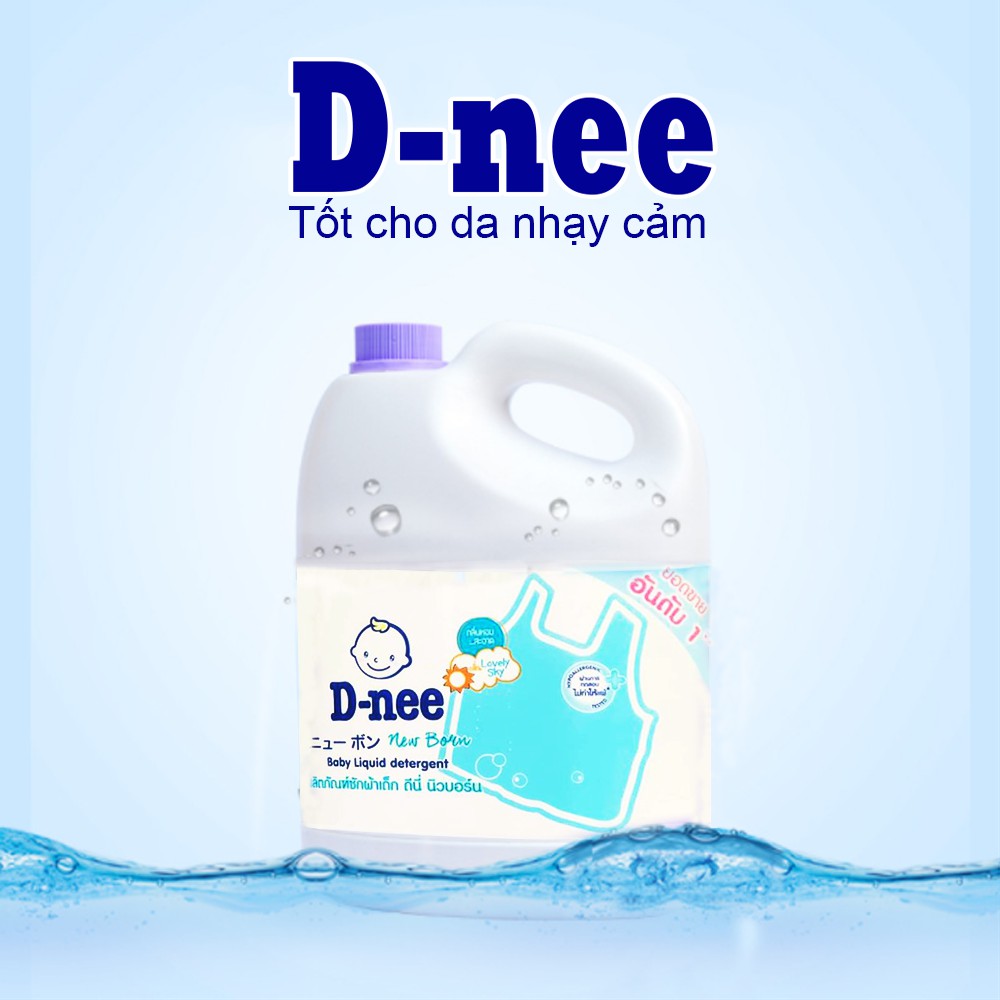 [CHÍNH HÃNG] Nước giặt Dnee SALE an toàn cho bé túi 3000ml Thai Lan chính hãng tem công ty Đại Thịnh