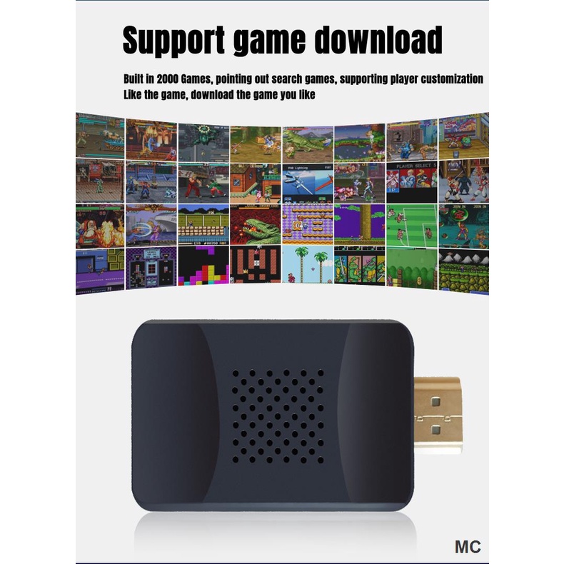 Máy Chơi Game Cầm Tay Không Dây 16bit HDMI SNES NES 2000 + Super Nintendo