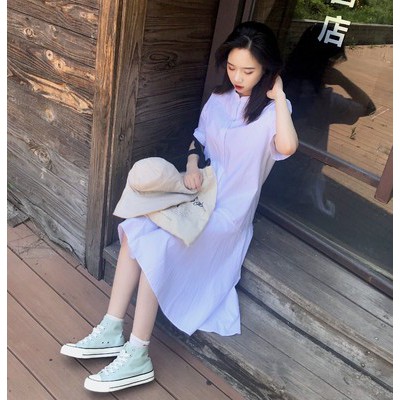 san cao co sz 38, 37 Giày ulzzang dáng CV 1970s màu xanh mint (ảnh thật ở cuối)