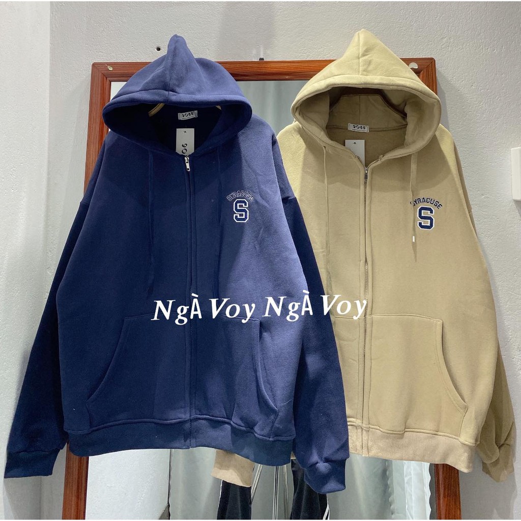 ÁO KHOÁC NỈ THÊU CHỮ S | BigBuy360 - bigbuy360.vn