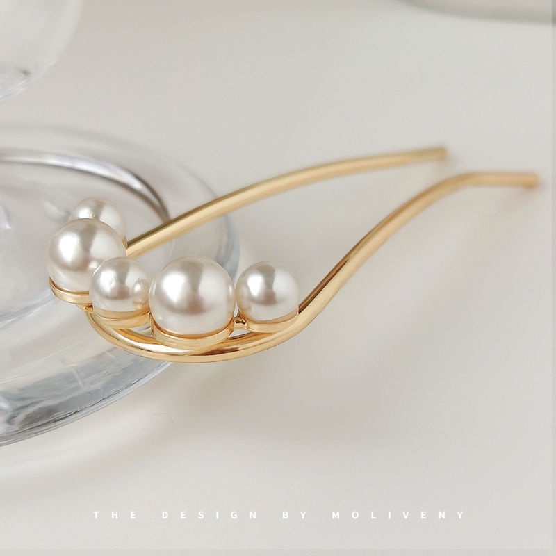 Kẹp tóc đính ngọc trai thời trang Hàn Quốc cho nữ