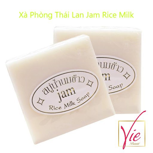 Xà Phòng Cám Gạo - Xà Phòng Trắng Da Thái Lan Jam Rice Milk Soap