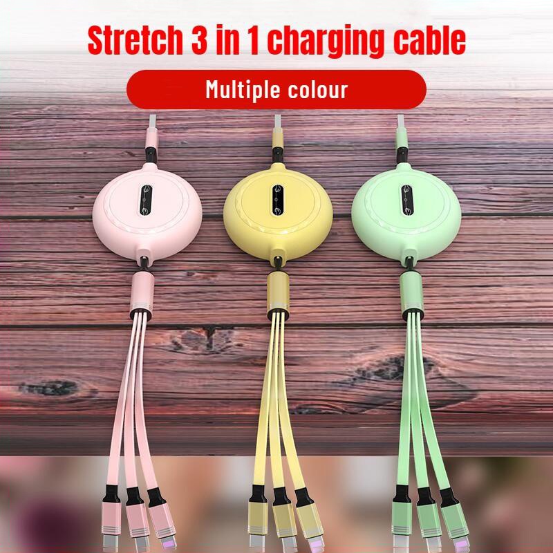 Dây Cáp Sạc Nhanh 3A 1M Dạng Lỏng Bằng Silicon Chuyên Dụng Cho Micro-USB/Type-C