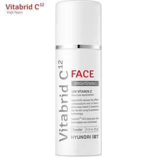 Bột Vitamin C Cho Da Nhạy Cảm - VITABRID C12 FACE BRIGHTENING POWDER 3g