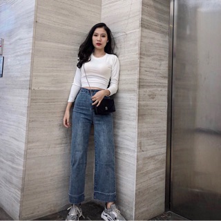 (Ảnh thật) Quần ống suông