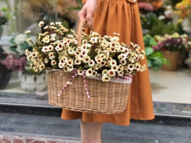 Giỏ mây tre đan picnic - Hàng VNXK