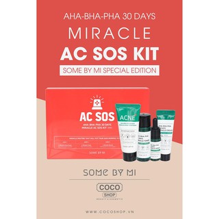 SET 4 MÓN SOME BY MI AC SOS ĐỎ