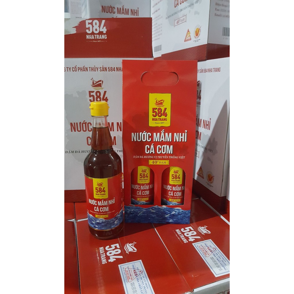 Nước mắm 584  Nha Trang 40 độ đạm 83k