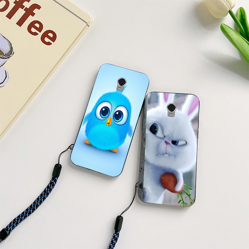 Ốp điện thoại in hình gấu trúc Minions Doraemon kèm dây đeo cho Lenovo Vibe P1 P1Turbo P1Pro P2 X2 C2